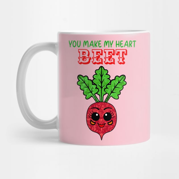 FUNNY Veggies You Make My Heart Beet by SartorisArt1